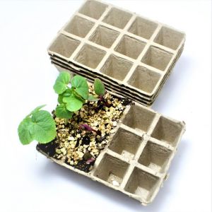 מגשי הנבטה לזרעים קרטון אקולוגי מתכלה