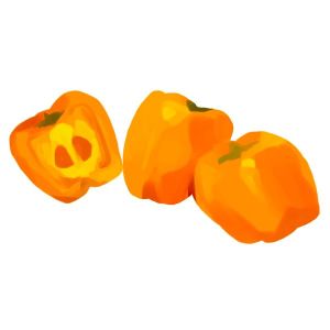 זרעי פלפלוני פעמון כתום מיניאטורי